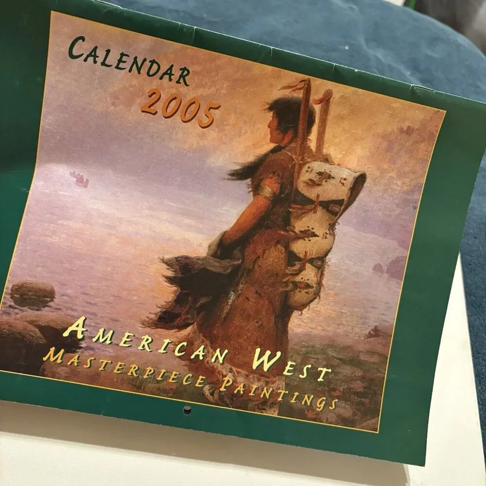 Lot Calendars Norman Rockwell Art Native American 1997-2011 Ephemera Junk Journa